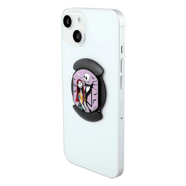 Disney The Nightmare Before Christmas Slim Grip - Compact and Sturdy Grip  and Kickstand for Phone - Jack and Sally Moon