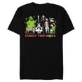 thumbnail image 1 of Disney The Nightmare Before Christmas Snow Family Trip 2024 - Short Sleeve Blended T-Shirt for Adults - Customized-Black, 1 of 5