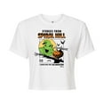 thumbnail image 1 of Disney - The Nightmare Before Christmas - Spiral Hill, Halloweentown - Juniors Cropped Cotton Blend T-Shirt, 1 of 5