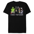 thumbnail image 1 of Disney The Nightmare Before Christmas Stars Family Trip 2025 - Short Sleeve Blended T-Shirt for Adults - Customized-Black, 1 of 5
