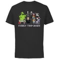 thumbnail image 1 of Disney The Nightmare Before Christmas Stars Family Trip 2025 - Short Sleeve Cotton T-Shirt for Adults - Customized-Black, 1 of 5