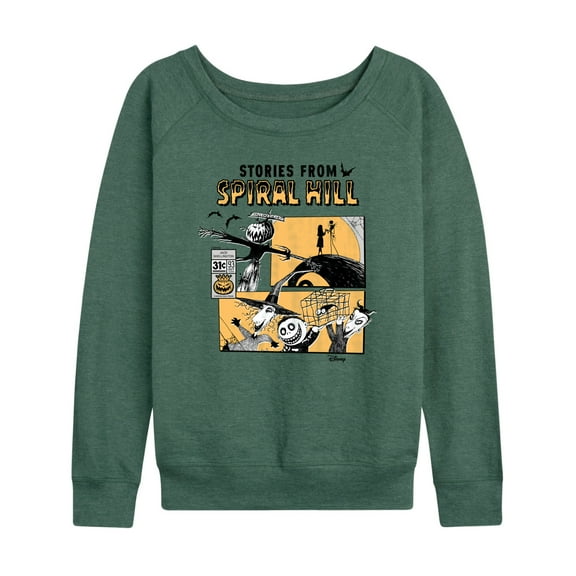 Disney - The Nightmare Before Christmas - Stories From Spiral Hill - Women's Lightweight French Terry Long Sleeve Shirt