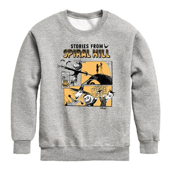 Disney - The Nightmare Before Christmas - Stories from Spiral Hill - Toddler & Youth Crewneck Fleece Sweatshirt