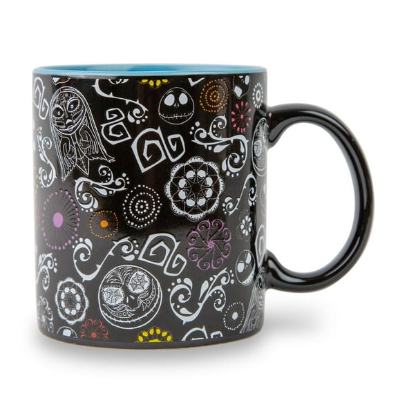 Disney The Nightmare Before Christmas Sugar Skulls Ceramic Mug | Holds 20 Ounces