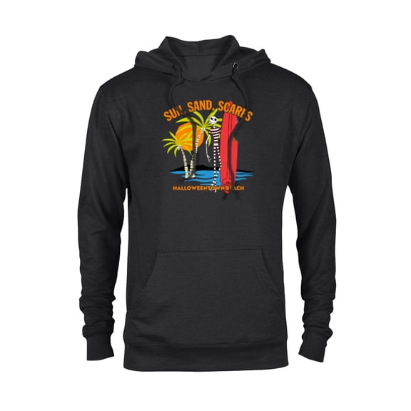 Disney The Nightmare Before Christmas Sun Sand Scares Beach - Pullover Hoodie for Adults - Customized-Black