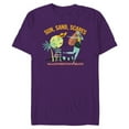 thumbnail image 1 of Disney The Nightmare Before Christmas Sun Sand Scares Beach - Short Sleeve Blended T-Shirt for Adults - Customized-Purple, 1 of 5