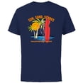 thumbnail image 1 of Disney The Nightmare Before Christmas Sun Sand Scares Beach - Short Sleeve Cotton T-Shirt for Adults - Customized-Navy, 1 of 5