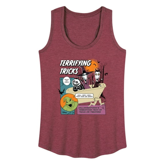 Disney - The Nightmare Before Christmas - Terrifying Tricks TRIO - Women's Racerback Tank Top
