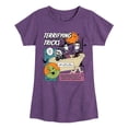 thumbnail image 1 of Disney - The Nightmare Before Christmas - Terrifying Tricks - Toddler & Youth Girls Short Sleeve Graphic T-Shirt, 1 of 5