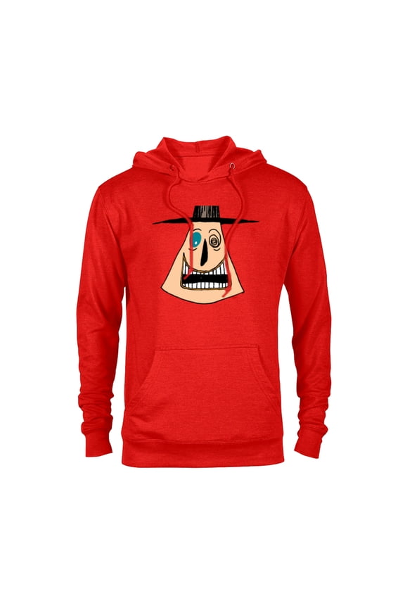 Disney The Nightmare Before Christmas The Mayor Big Face - Pullover Hoodie for Adults - Customized-Red