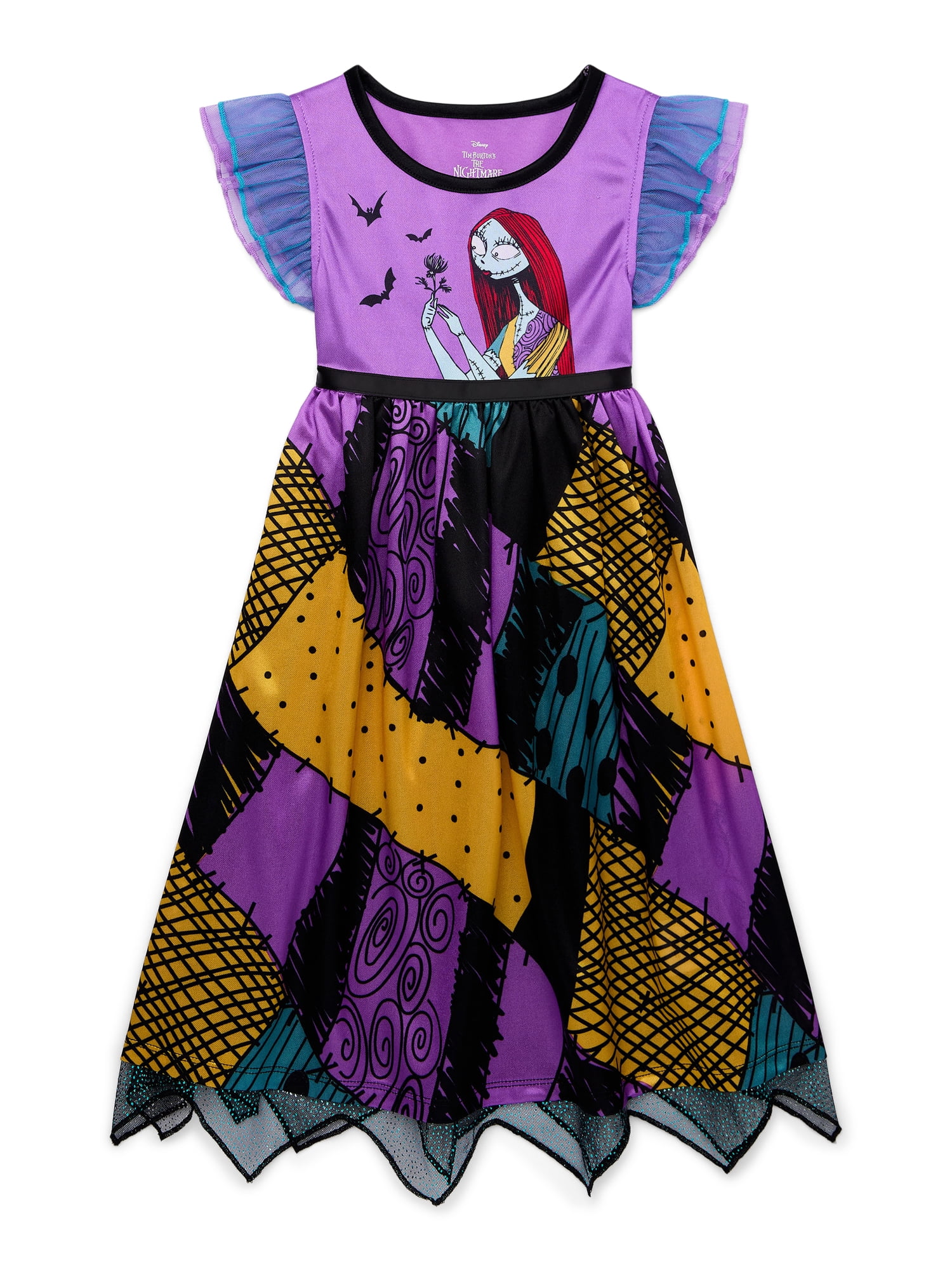 Disney The Nightmare Before Christmas Toddler Girls Fantasy Nightgown Sizes 2T 5T Walmart
