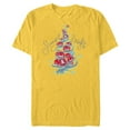 thumbnail image 1 of Disney The Nightmare Before Christmas Tree Scary & Bright - Short Sleeve Blended T-Shirt for Adults - Customized-Yellow, 1 of 5