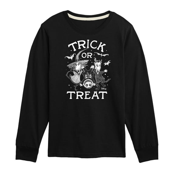 Disney - The Nightmare Before Christmas - Trick Or Treat - Youth Long Sleeve Graphic T-Shirt