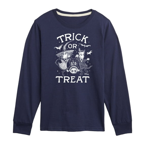 Disney - The Nightmare Before Christmas - Trick Or Treat - Youth Long Sleeve Graphic T-Shirt
