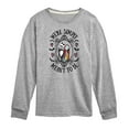 thumbnail image 1 of Disney - The Nightmare Before Christmas - We're Simply Meant To Be - Toddler & Youth Long Sleeve Graphic T-Shirt, 1 of 5