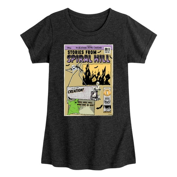 Disney - The Nightmare Before Christmas - Well, What Have We Here - Toddler & Youth Girls Short Sleeve Graphic T-Shirt