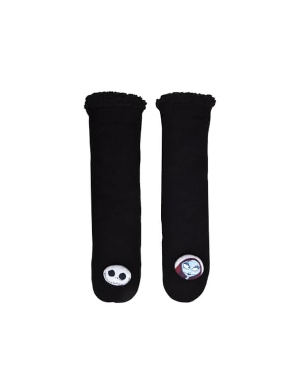 Disney The Nightmare Before Christmas Women's 3D Slipper Socks, Jack Skellington