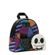 Disney The Nightmare Before Christmas Women's Graphic Mini Backpack, Multi-Color
