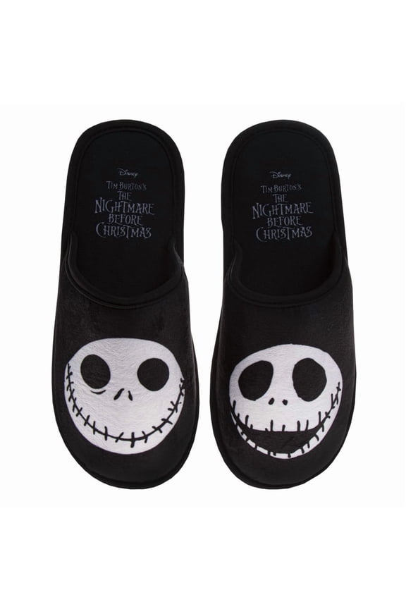 The Nightmare Before Christmas Women’S Slip On Slippers, Black, Size: 506