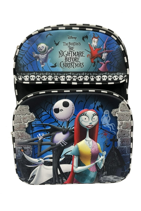 Disney The Nightmare Before Christmas backpack 16" with 3D EVA molded front pocket