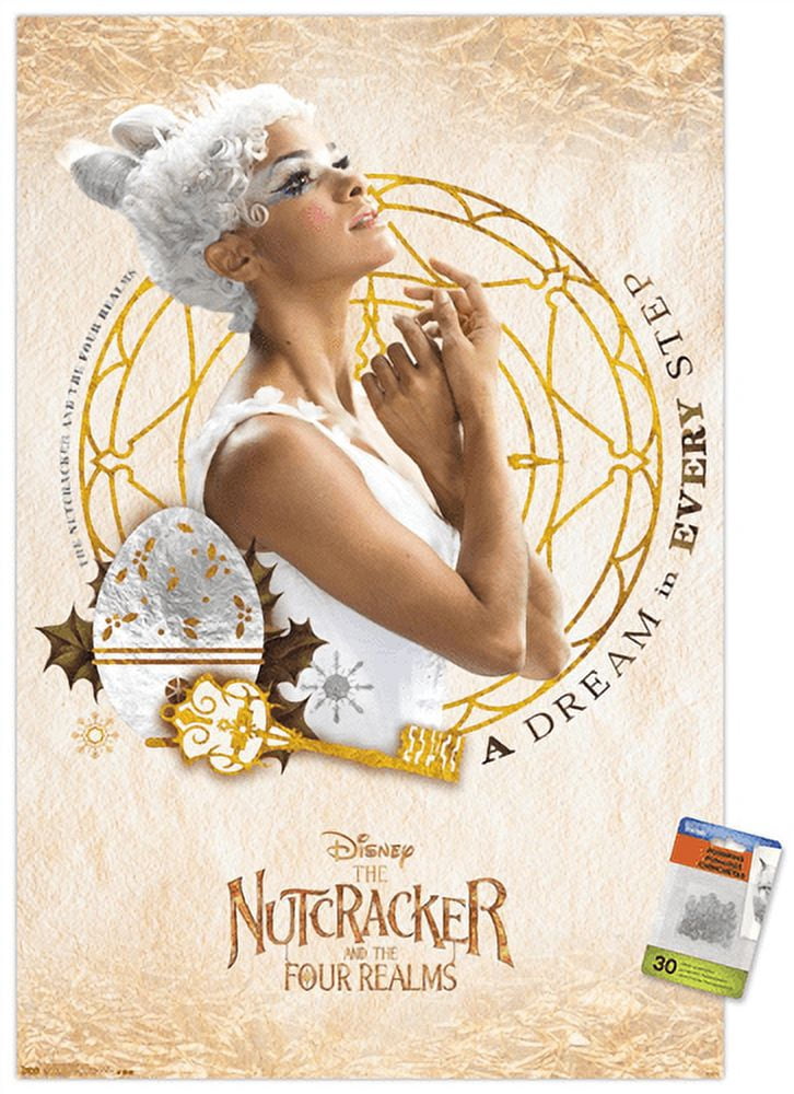 Disney The Nutcracker - Ballerina Wall Poster with Push Pins, 22.375" x 34"