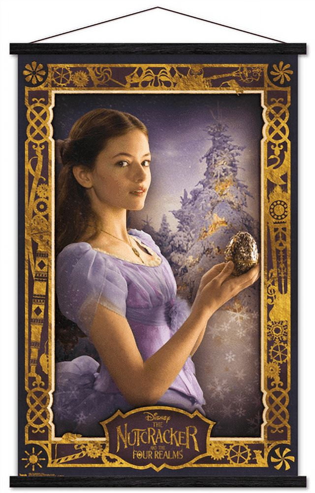 Disney The Nutcracker - Clara Wall Poster with Wooden Magnetic Frame, 22.375" x 34"