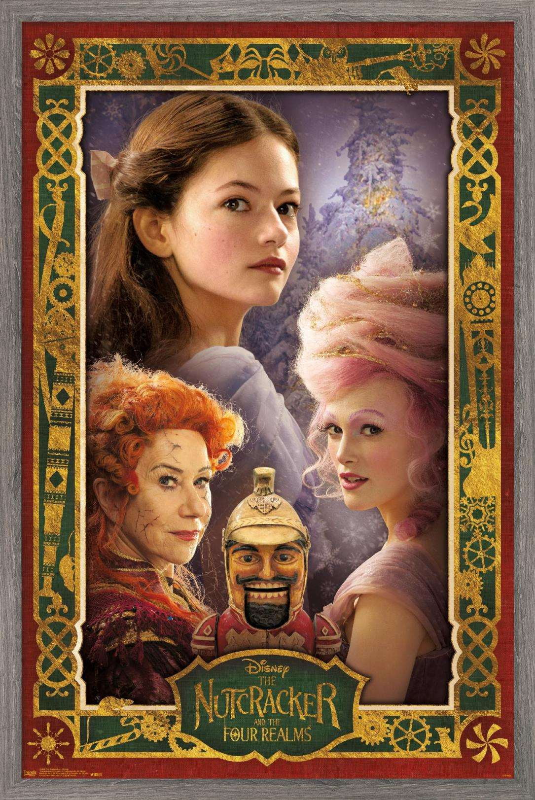 Disney The Nutcracker - Group Wall Poster, 14.725" x 22.375", Framed