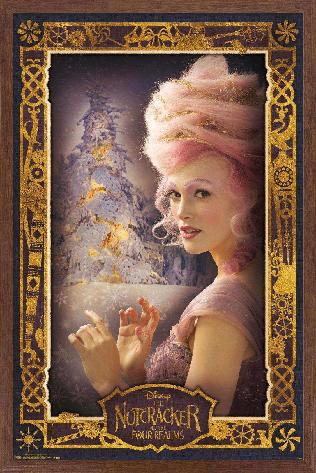 Disney The Nutcracker - Sugar Plum Fairy Wall Poster, 14.725" x 22.375", Framed