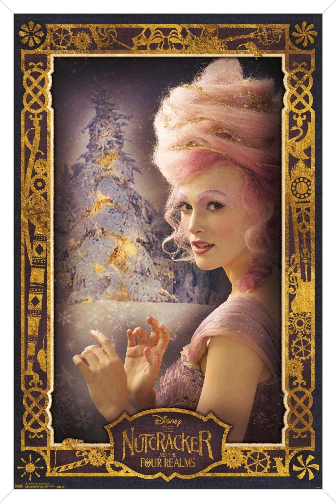 Disney The Nutcracker - Sugar Plum Fairy Wall Poster, 14.725" x 22.375", Framed