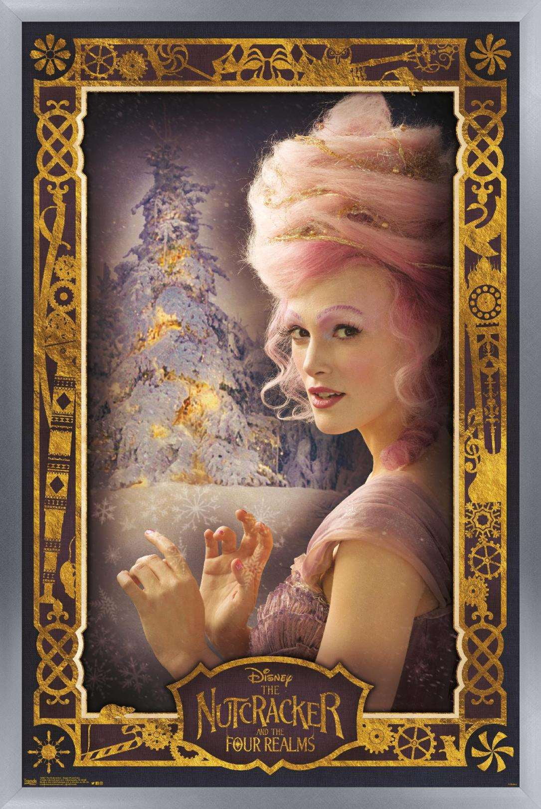 Disney The Nutcracker - Sugar Plum Fairy Wall Poster, 14.725" x 22.375", Framed