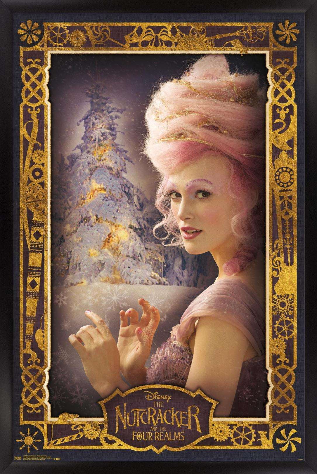 Disney The Nutcracker - Sugar Plum Fairy Wall Poster, 22.375" x 34", Framed