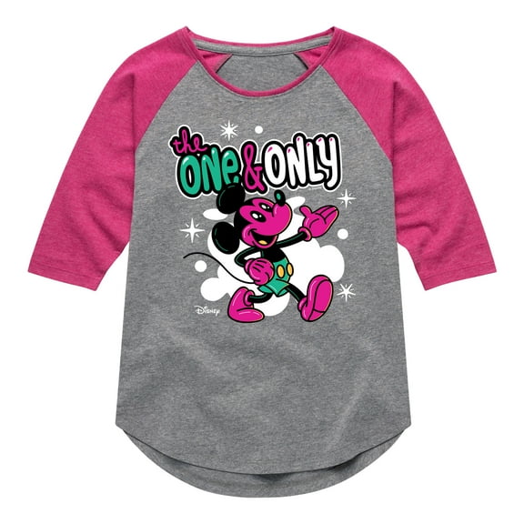 Disney - The One And Only - Toddler & Youth Girls Raglan Graphic T-Shirt