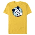 thumbnail image 1 of Disney The Original Mickey Mouse Retro Vintage - Short Sleeve Blended T-Shirt for Adults - Customized-Yellow, 1 of 5
