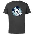 thumbnail image 1 of Disney The Original Mickey Mouse Retro Vintage - Short Sleeve Cotton T-Shirt for Adults - Customized-Charcoal, 1 of 5