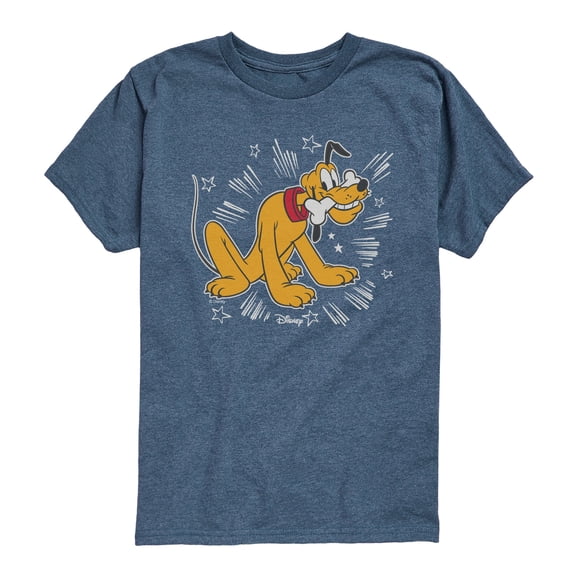 Disney - The Original Pluto - Youth Boys Short Sleeve Graphic T-Shirt
