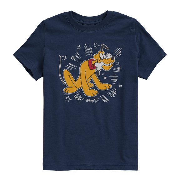 Disney - The Original Pluto Boys' Short Sleeve Graphic T-Shirt