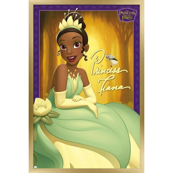 Disney The Princess And The Frog - Princess Tiana Wall Poster, 14.725" x 22.375" Framed