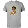 thumbnail image 1 of Disney The Princess and The Frog Tiana Naveen Frame T-Shirt - Short Sleeve Cotton T-Shirt for Adults - Customized-Athletic Heather, 1 of 5