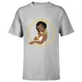 thumbnail image 1 of Disney The Princess and The Frog Tiana Naveen Frame T-Shirt - Short Sleeve T-Shirt for Kids - Customized-Athletic Heather, 1 of 5