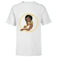 thumbnail image 1 of Disney The Princess and The Frog Tiana Naveen Frame T-Shirt - Short Sleeve T-Shirt for Kids - Customized-White, 1 of 5