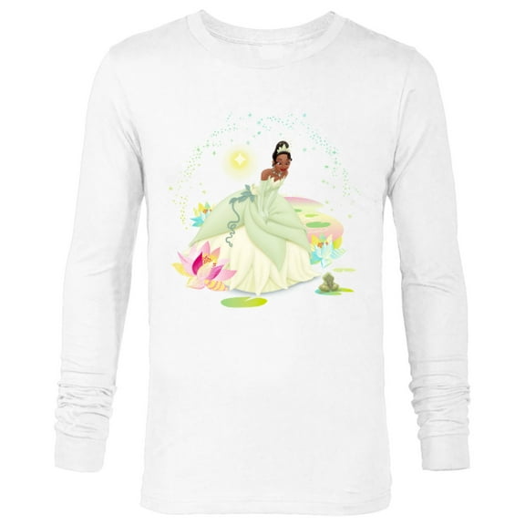 Disney The Princess and The Frog Tiana on a Bayou T-Shirt - Long Sleeve T-Shirt for Men - Customized-White