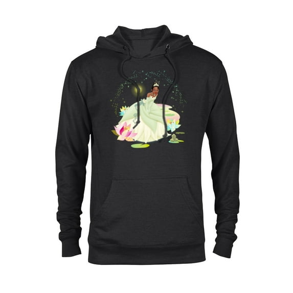 Disney The Princess and The Frog Tiana on a Bayou T-Shirt - Pullover Hoodie for Adults - Customized-Black