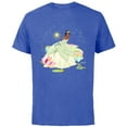 thumbnail image 1 of Disney The Princess and The Frog Tiana on a Bayou T-Shirt - Short Sleeve Cotton T-Shirt for Adults - Customized-Royal Heather, 1 of 5