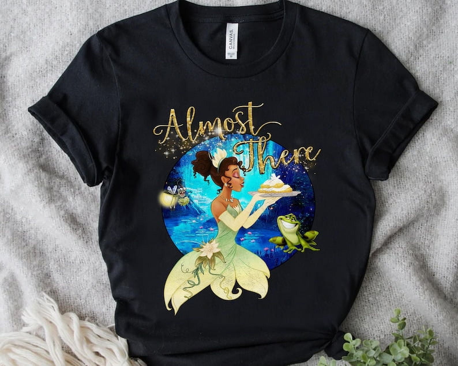 Disney The Princess and the Frog Tiana Almost There Retro Shirt Magic Kingdom Unisex T shirt Family Birthday Gift Adult Kid Toddler Tee Walmart