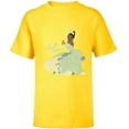 thumbnail image 1 of Disney The Princess and the Frog Tiana Dream T-Shirt - Short Sleeve T-Shirt for Kids - Customized-Sunflower, 1 of 5