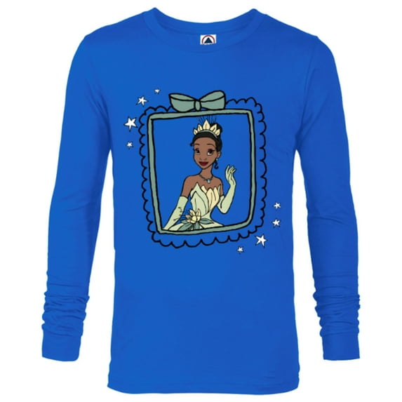 Disney The Princess and the Frog Tiana Portrait T-Shirt - Long Sleeve T-Shirt for Men - Customized-Royal