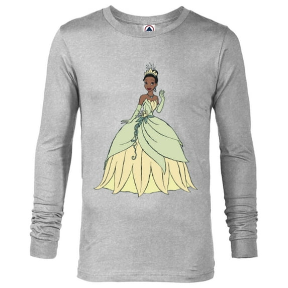 Disney The Princess and the Frog Tiana T-Shirt - Long Sleeve T-Shirt for Men - Customized-Athletic Heather