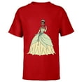 thumbnail image 1 of Disney The Princess and the Frog Tiana T-Shirt - Short Sleeve T-Shirt for Kids - Customized-Red, 1 of 5