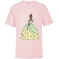 thumbnail image 1 of Disney The Princess and the Frog Tiana T-Shirt - Short Sleeve T-Shirt for Kids - Customized-Soft Pink, 1 of 5