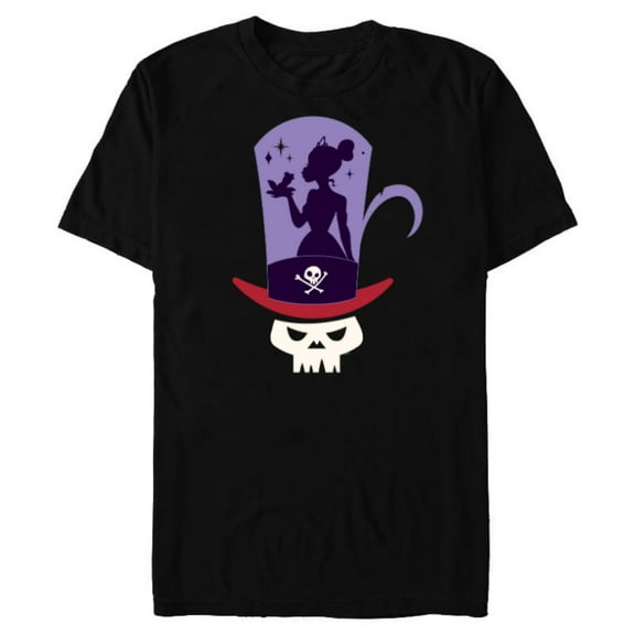 Disney The Princess and the Frog Tiana and Dr. Facilier - Short Sleeve Blended T-Shirt for Adults - Customized-Black